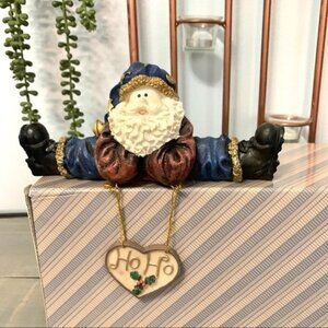 Christmas Santa Claus Decor Heart Hope Sign Holiday Decor Gift Idea